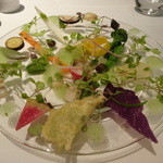 季節野菜のエチュベ　モネの庭園をイメージして