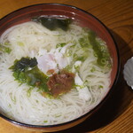 郷土料理 大衆割烹 ほづみ亭 - 名物一番「ほづみ素麺」