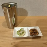 ハオグイ - レモンサワー/お通し（ザーサイ、ピーナッツ）