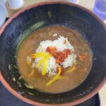 牧のうどん - 入れて