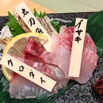 とびっきり鮮魚 鹿島田酒場 - 鮮魚3種盛り
