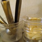 味噌専門 ラーメン味來 - ニンニク 搾取器