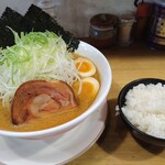 味噌専門 ラーメン味來 - ねぎ味噌ラーメン 1,100円 ライス無料