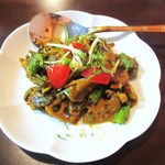 チャミヤラキッチン - レンコンとインゲンのサブジ