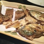 Sake no mise - 鯵の骨は揚げてもらいました