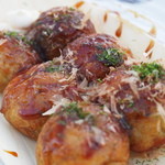 梅鉢流まみい - 料理写真:３００えん『たこ焼き(６個入り)マヨネーズ付』2014.12