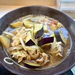 ゆで太郎 - 料理写真:肉茄子そば