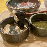 炉ノ鳥 - 黒本蕨餅はトロトロ