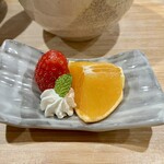 炉ノ鳥 - フルーツも糖度が高く美味しい