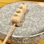 炉ノ鳥 - 〈ささみ肉のさびやき〉丹波黒鶏を使用