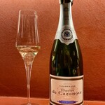 Ji-Cube - 紹興酒蝦 × NV Charle de Cazanove Brut / Reims France