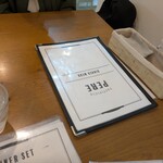 PASTIFICIO PERE - 注文は各テーブルのQRコードを読み取って行います