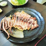 奥出雲 そば処 一福 - 丸ごとスルメイカ