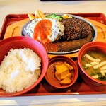 ジョイフル - ツインハンバーグ、和定食A