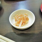 奥出雲 そば処 一福 - 地酒三種飲み比べについてくるそば前