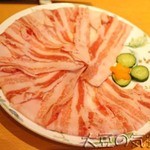 米沢豚一番育ちのしゃぶしゃぶ肉