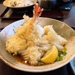 はるりん - 海老天揚げもちおろしぶっかけ