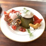 喫茶 ぽると - 鈴鹿抹茶ぷりんア・ラ・モード