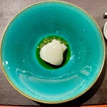 Ji-Cube - 【椒麻魷花】 イカの塩味炒め 九条葱と四川山椒のソース