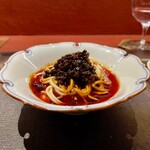 Ji-Cube - 【炸醤麺】 ザージャン麺 刻んだ四川漬物と肉味噌の辛和え麺