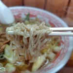 偕楽 - 平ちぢれ麺