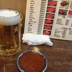 サッポロの生は久しぶりです！泡がウマッ(*^^*)