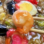 小料理やまびこ - 名物 あんかけ焼きそば