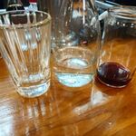 柿島屋 - ぶどう割り 340円、意外なセットで登場