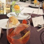 東京ステーションホテル ウエディング - 新郎新婦が考えたオリジナルカクテル。ニューヨークニューヨーク。