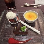 東京ステーションホテル ウエディング - Ensemble  ラシックショコラ
      ゆずたまクレームブリュレとヴァシュラン　ヨーグルトジェラート