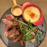 BRAUERTAFEL - 骨付きラムレッグの石窯グリル