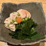 こけら - あん肝と白子の合わせ盛り