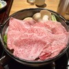 すき焼きと牛まぶし ももしき - 大和牛のすき焼きランチ(上)