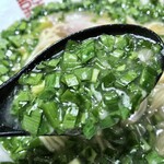 千ふく - ニラそばスープ