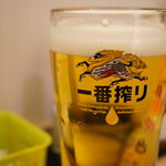 名前のない寿司屋 - ◉生ビール