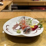 Rakumiden - お刺身盛り合わせ