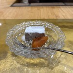 Rakumiden - Coconut Warabi Mochi and Dried Persimmon