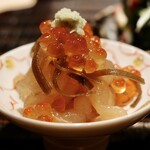 満る川 - 平目の昆布和え