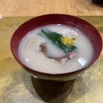 Rakumiden - White Miso Stew with Kasago and Cod Soft Roe
