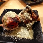 博多うずまき - バジルプチトマトチーズ巻き串