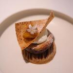 レミニセンス - 和栗のスフレ。栗の甘露煮と一緒に。栗最高！