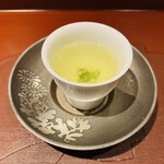 馳走 啐啄一十  - 【ドリンク③】煎茶(広島の超軟水 白鴻の仕込水、盛川酒造、30℃台)