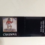 CASANOVA - 店で貰ったカード