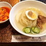 肉の米内 - 冷麺（別辛で）