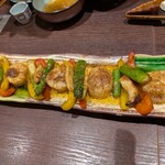 炭味旬菜 収穫 - 帆立バター