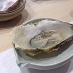 鮨 心白 - 蒸し牡蠣（東松島）（2014.12.15）