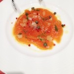 フレンチ食堂 ブラッスリーポー - 前菜のサーモン