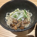 にぼしらぁ麺なの花 - 和え玉　半玉