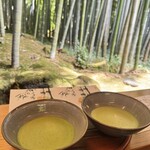 休耕庵 竹の庭の茶席 - 