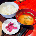 KITCHEN RYU - ご飯・味噌汁・漬物